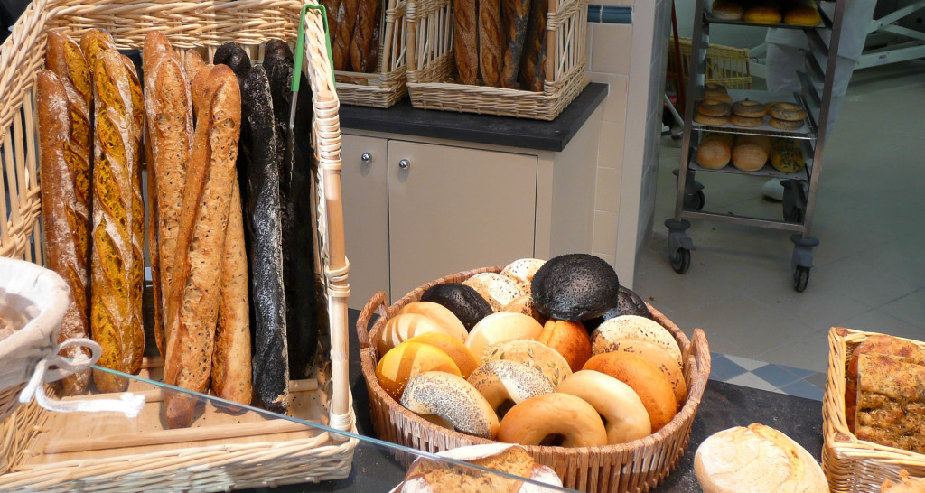 Les pains affichent ici des couleurs que les habitants du secteur ont bien rarement l'habitude de voir... 