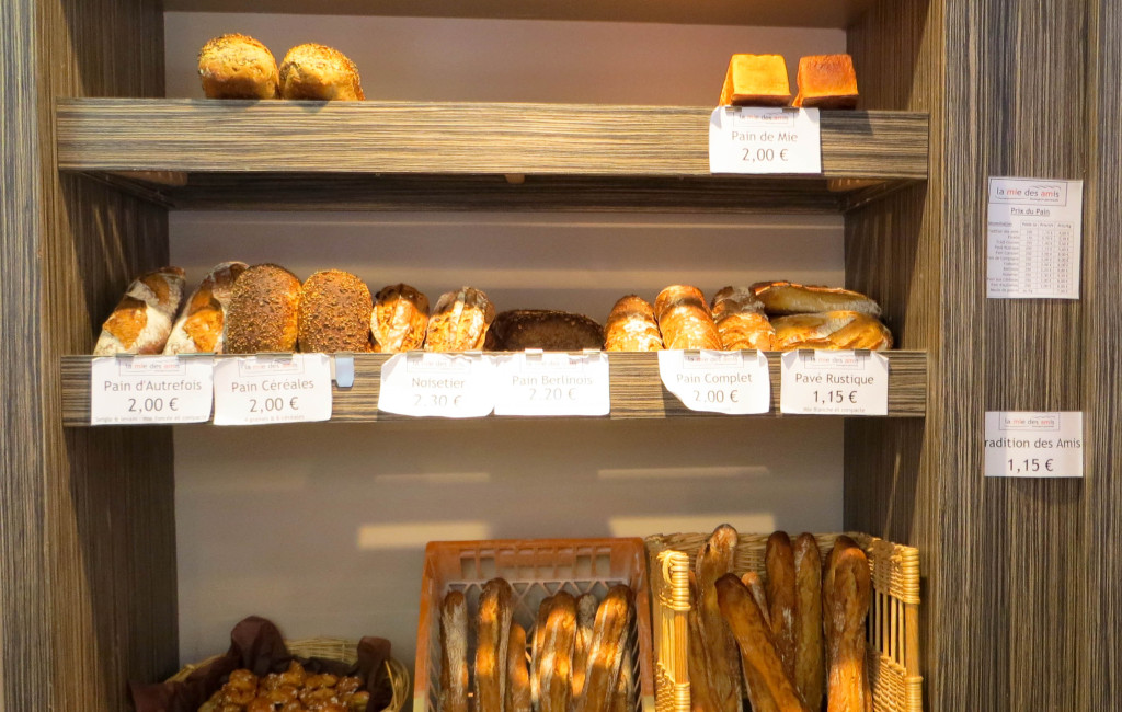 Les pains, La Mie des Amis, Paris 16è