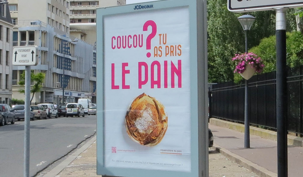 Campagne "Coucou, tu as pris le pain ?"