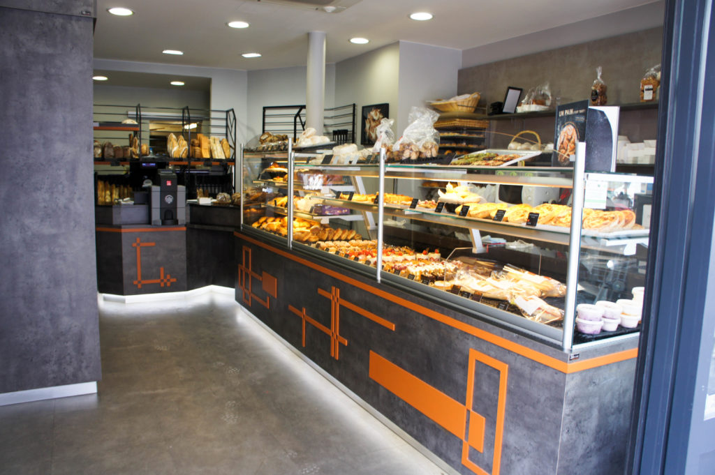 L'intérieur de la boulangerie Lalos & Milton Danchin